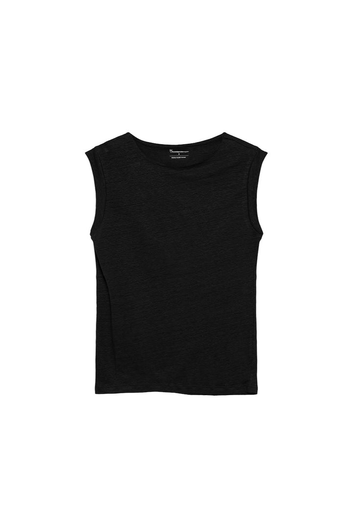 LINEN Sleeveless T-Shirt