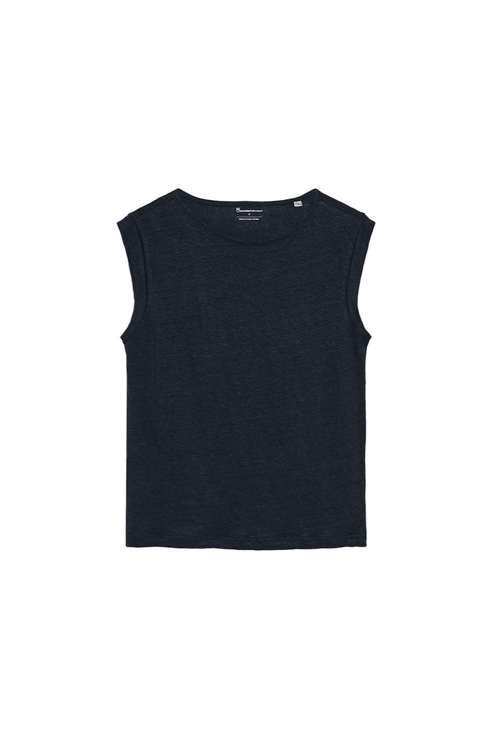 LINEN Sleeveless T-Shirt
