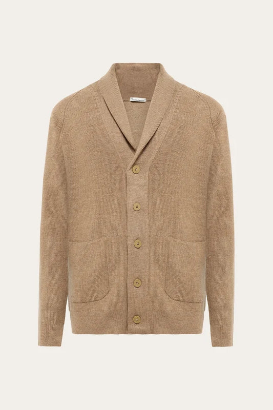 MERINO Knit Cardigan kelp melange