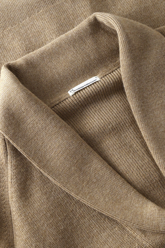 MERINO Knit Cardigan kelp melange