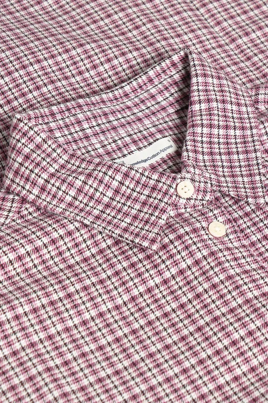 VEGA Relaxed Check Shirt pink