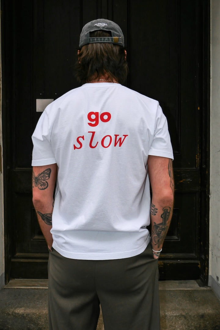 SLOWFASHION Oversized T-Shirt "Go Slow"
