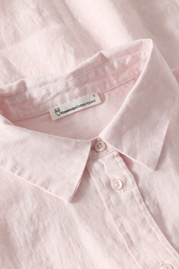 LOOSE Linen Shirt pale pink KCA