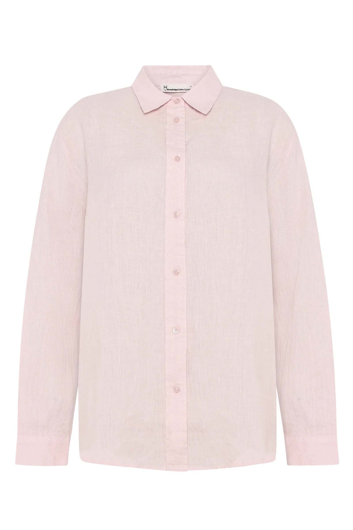 LOOSE Linen Shirt pale pink KCA