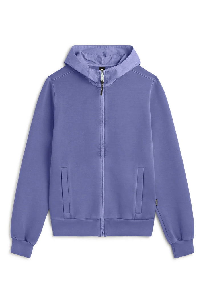 DYLAN HYBRID Zip Hoody artic blue
