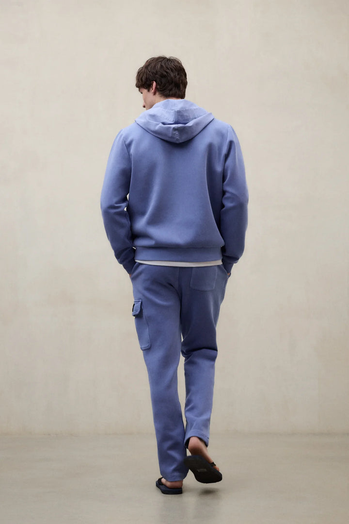 DYLAN HYBRID Zip Hoody artic blue