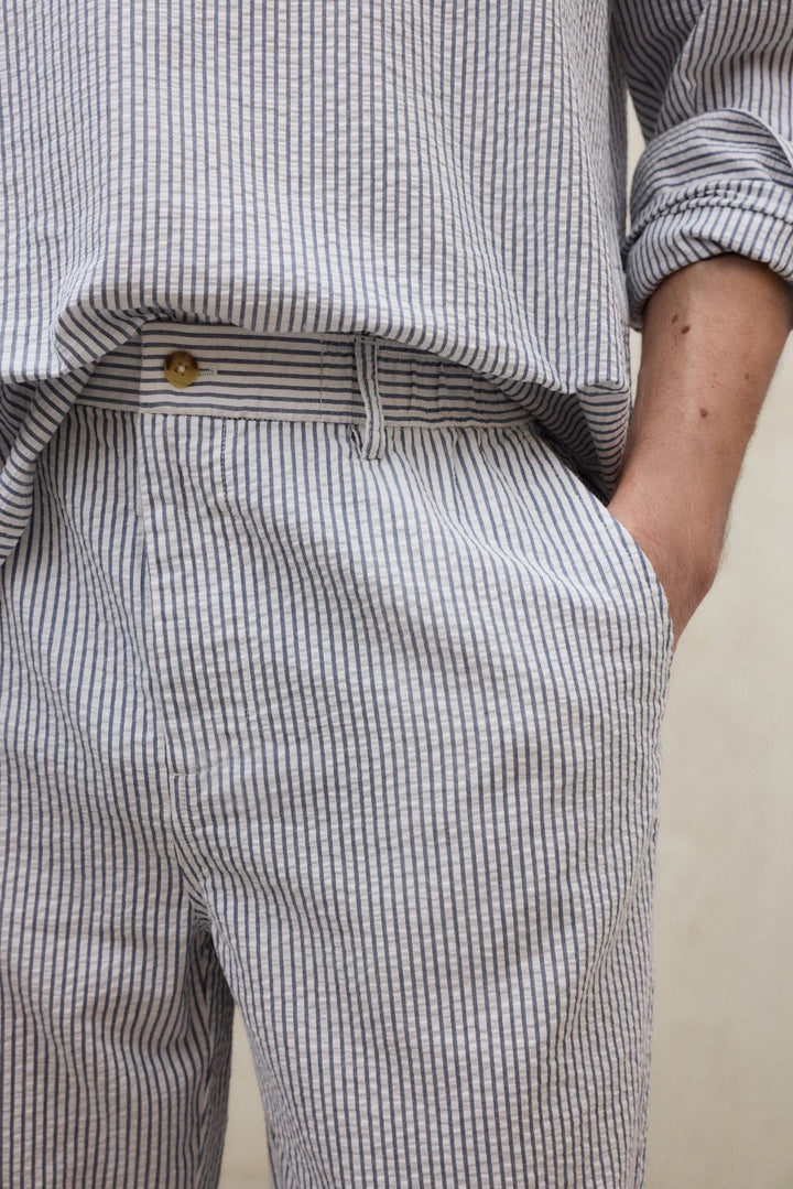 FEIRE Pants white blue