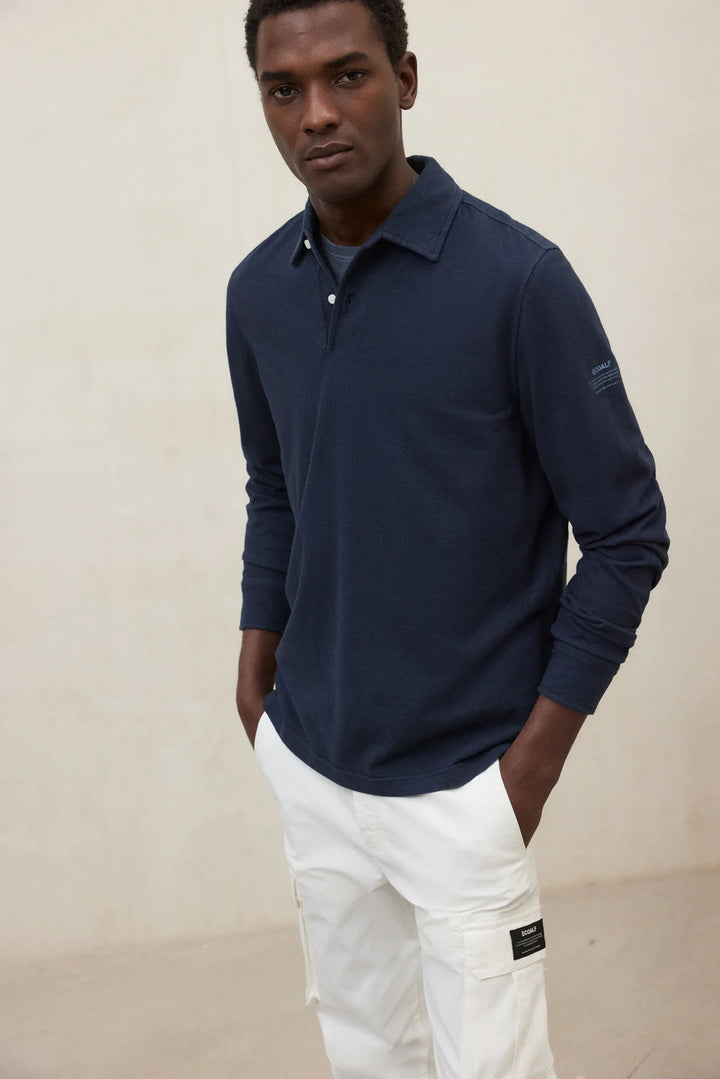 PATRICK LS Polo deep navy