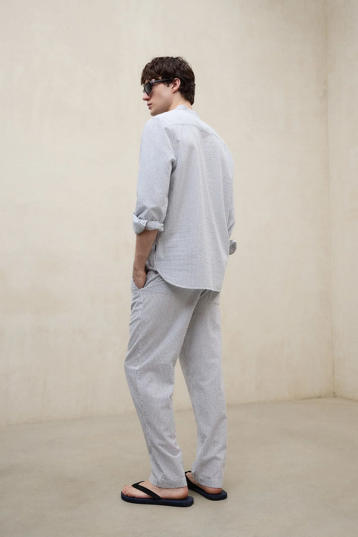 GUILLE Shirt white blue