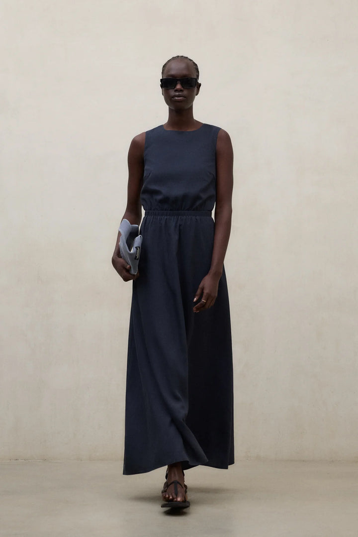 VITTORIA Dress dark navy