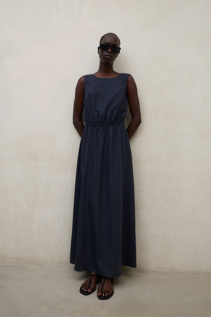 VITTORIA Dress dark navy