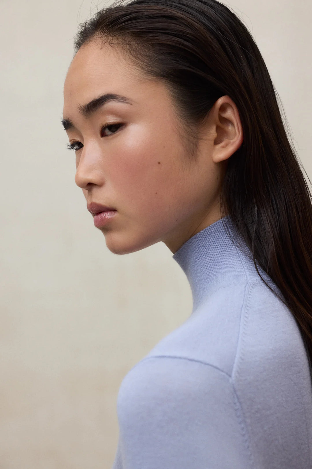 FAYA Knit Sweater blue lilac