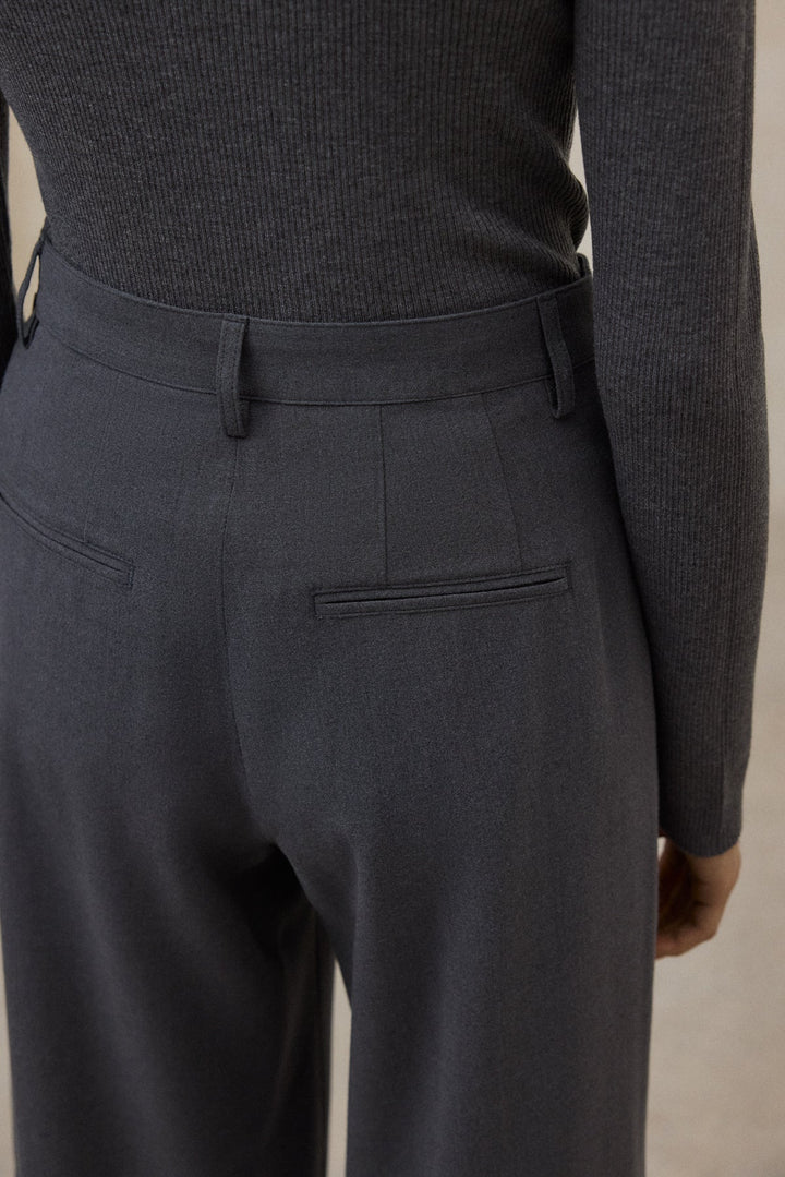 MIEL Pants dark grey mel