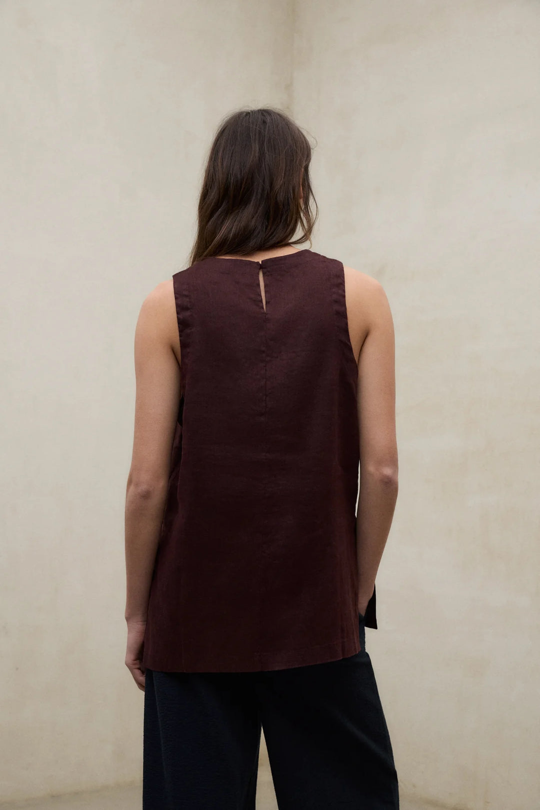 SIA Linen Shirt cocoa