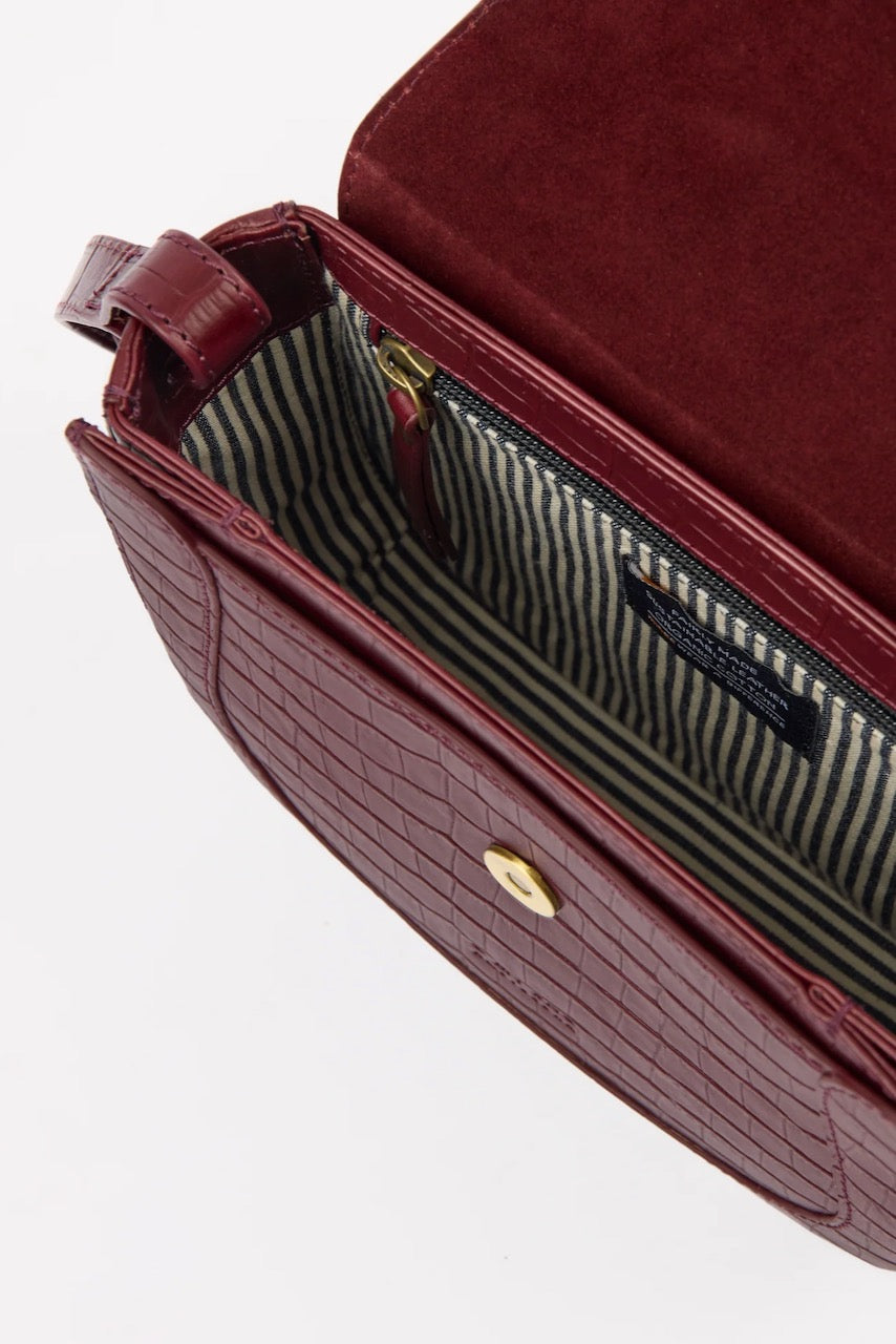 NINA Croco Print Leather