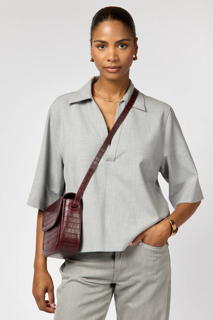 NINA Croco Print Leather