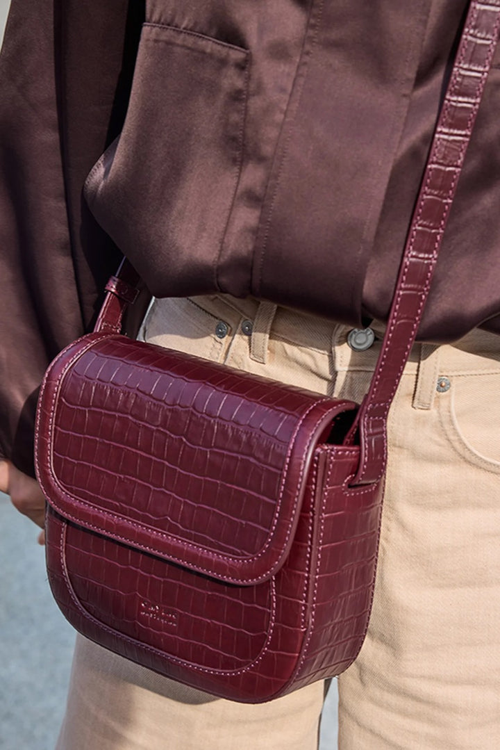 NINA Croco Print Leather