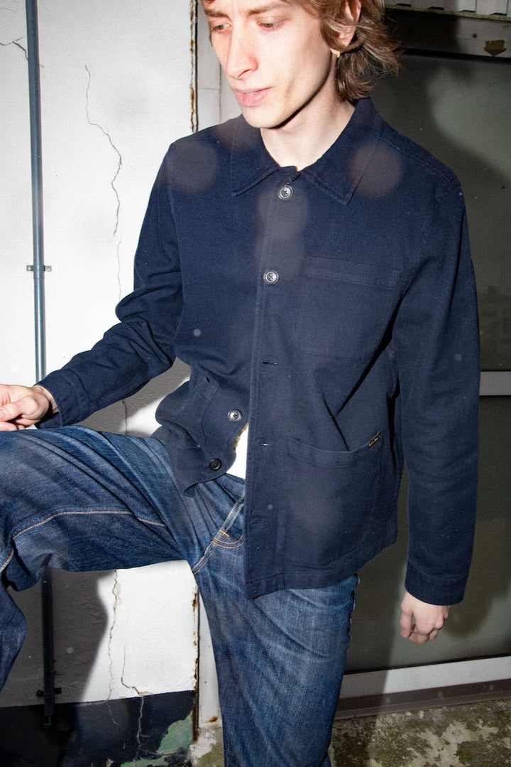 BARNEY Worker Jacket mid blue