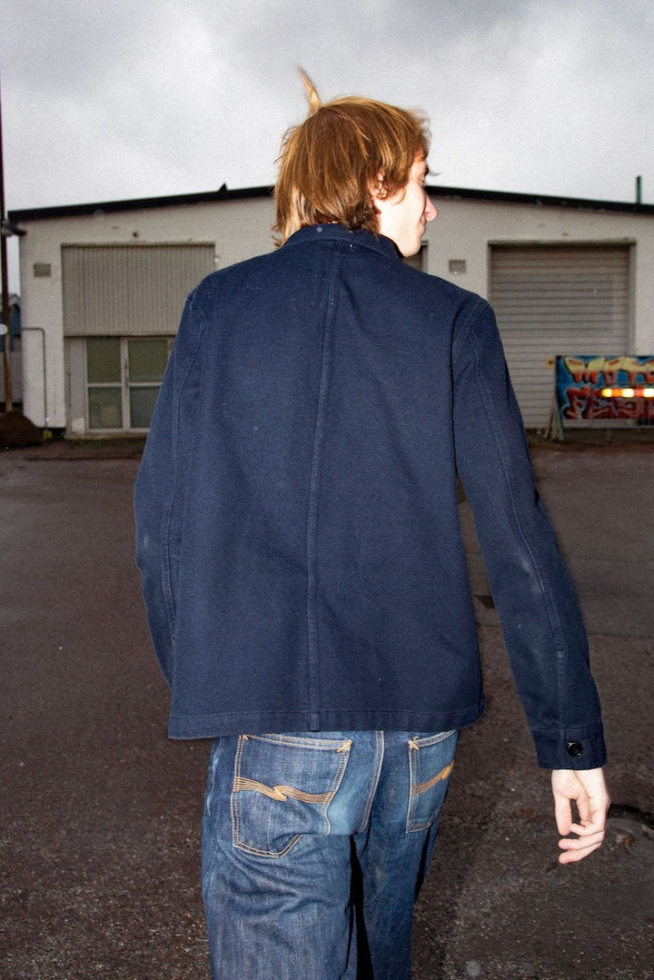 BARNEY Worker Jacket mid blue