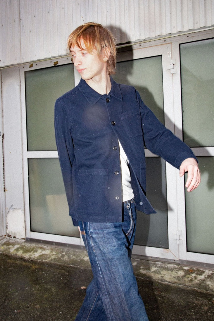BARNEY Worker Jacket mid blue