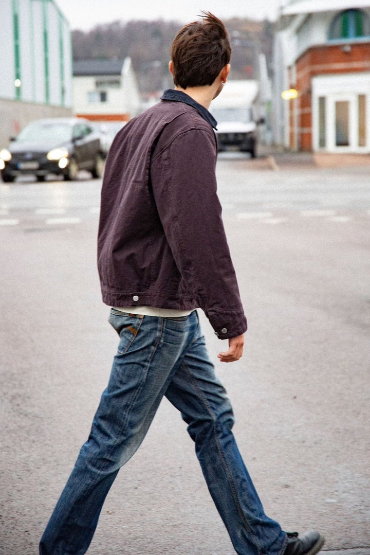 BLAKE Zip Jacket Duck Canvas dark brown