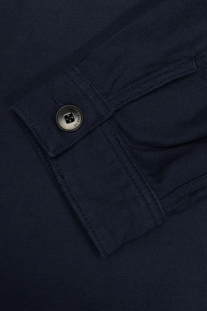 BLAKE Zip Jacket Back Sateen navy