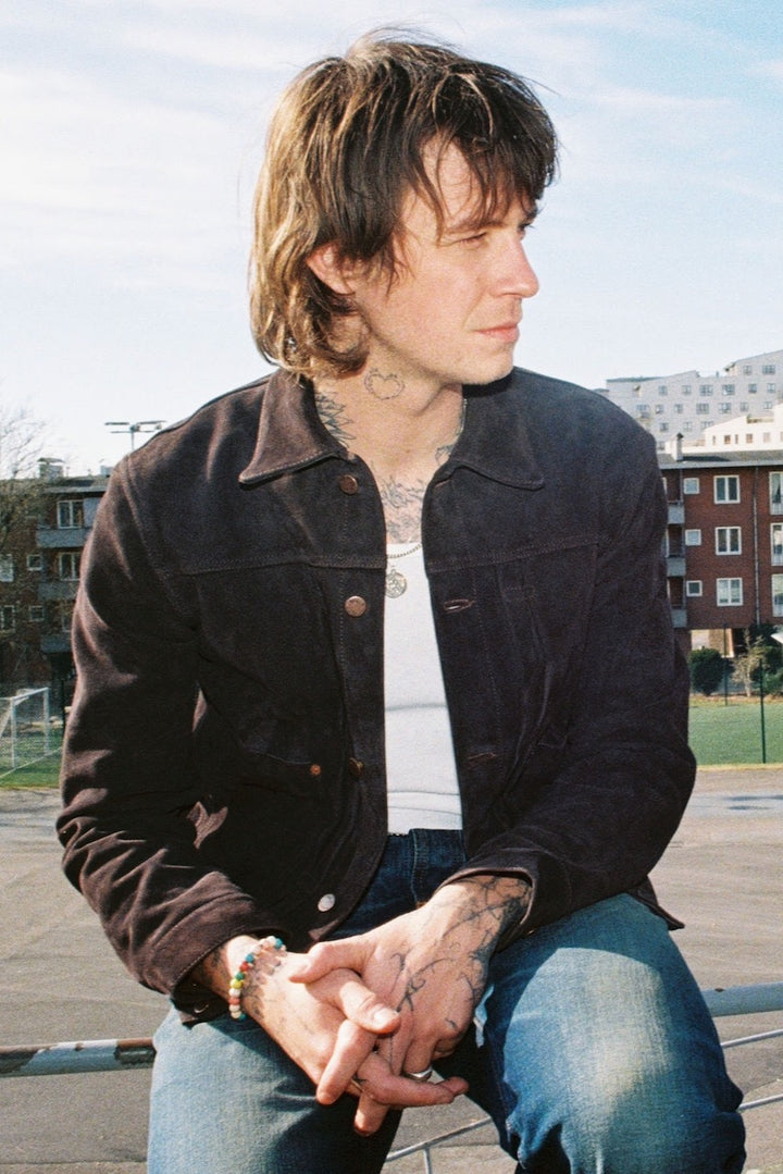 DANTE II Suede Jacket dark brown