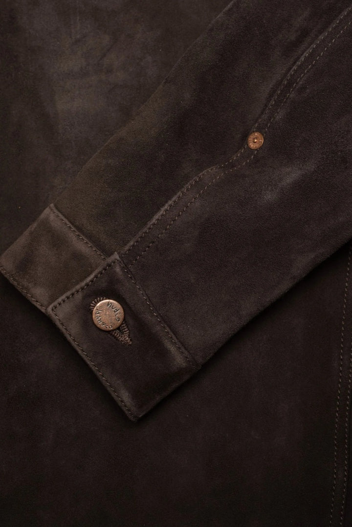 DANTE II Suede Jacket dark brown