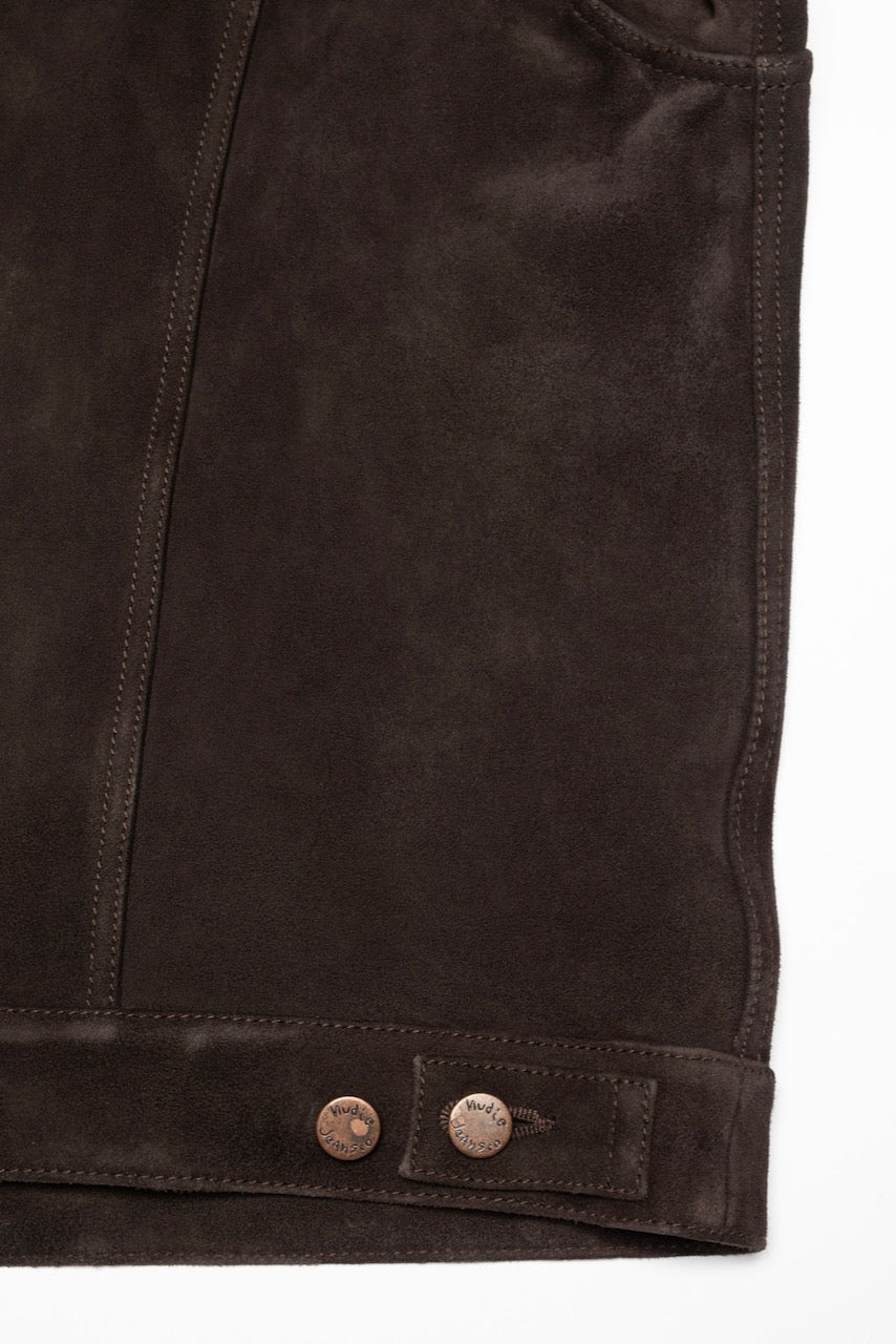 DANTE II Suede Jacket dark brown