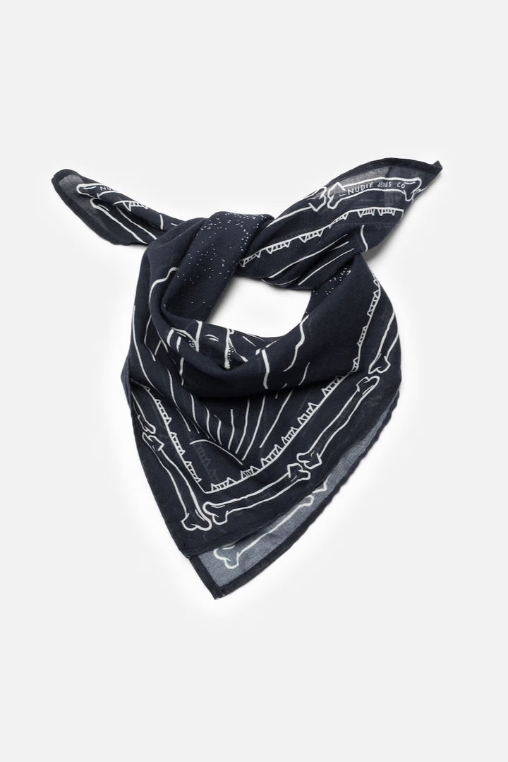 INGRID Bandana Double Cross blue