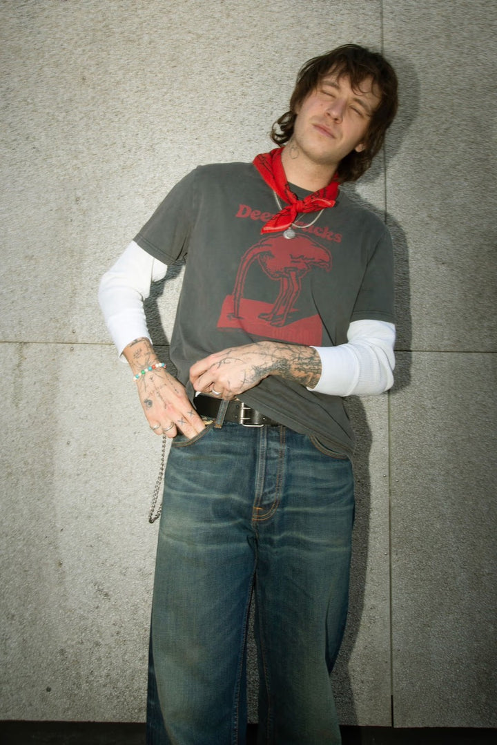 INGRID Bandana Double Cross red