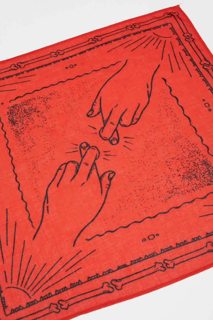 INGRID Bandana Double Cross red