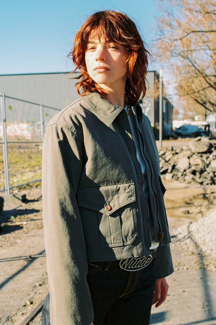 MOLLY Duck Canvas Jacket green