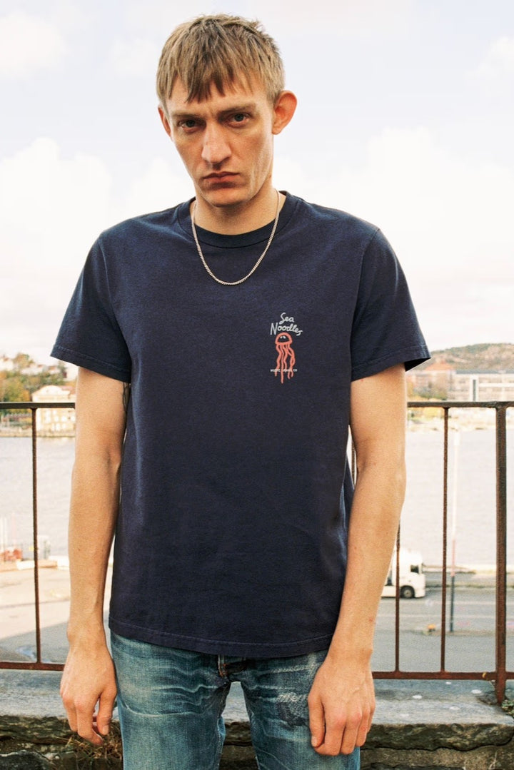 ROY Sea Noodles T-Shirt dark blue