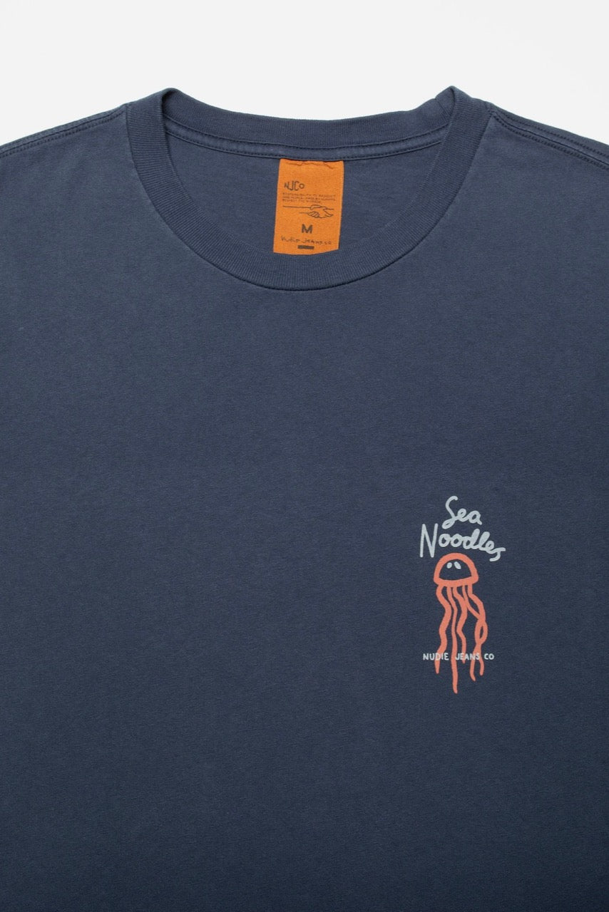 ROY Sea Noodles T-Shirt dark blue