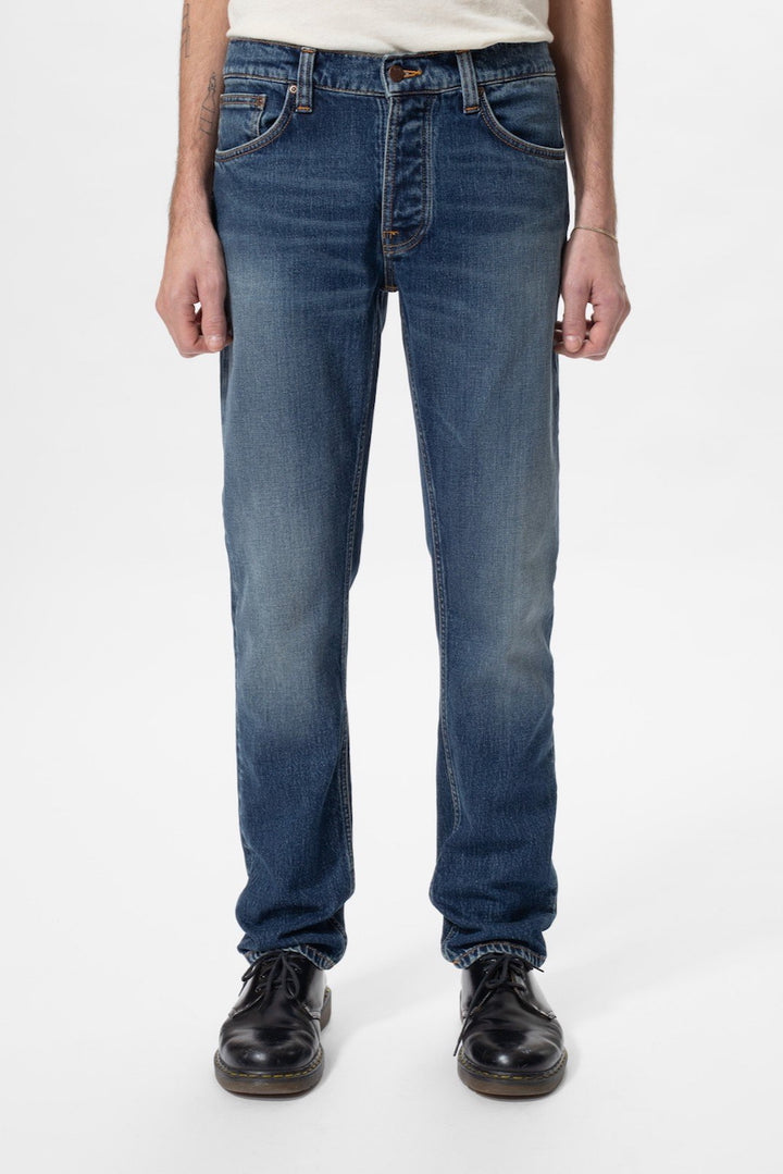 SOLID OLLIE wild blue | Nudie Jeans