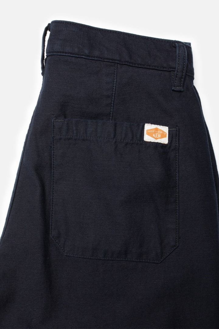WENDY Pants back sateen indigo