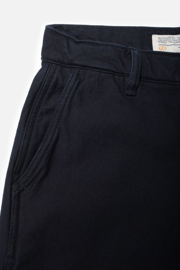WENDY Pants back sateen indigo