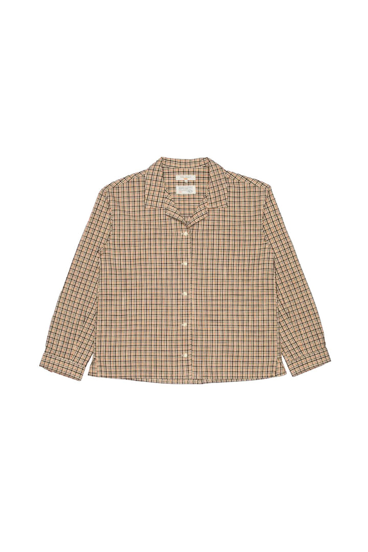 JUNI Checked Shirt brown