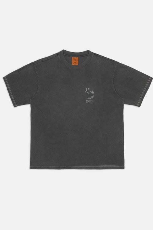 KOFFE Scratched Tracks T-Shirt antracite