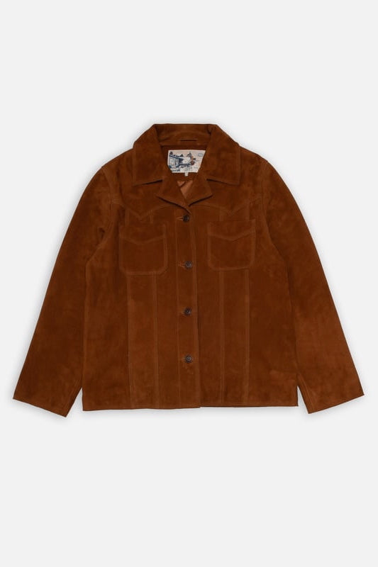 PEGGY Suede Jacket cognac