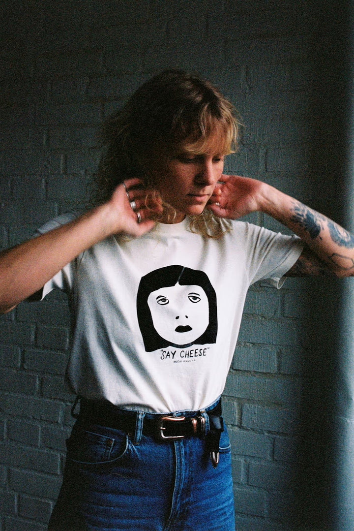 JONI Say Cheese T-Shirt ecru