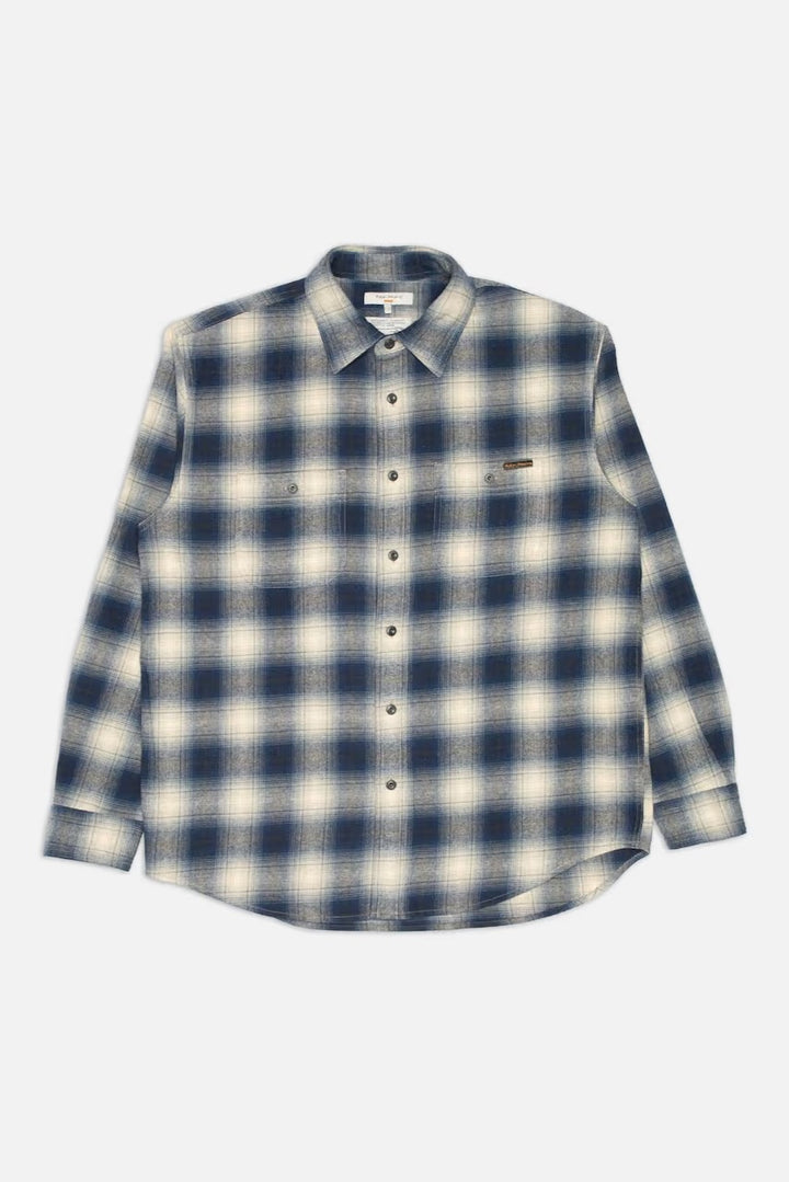 JULIAN Worker Shirt Checked blue