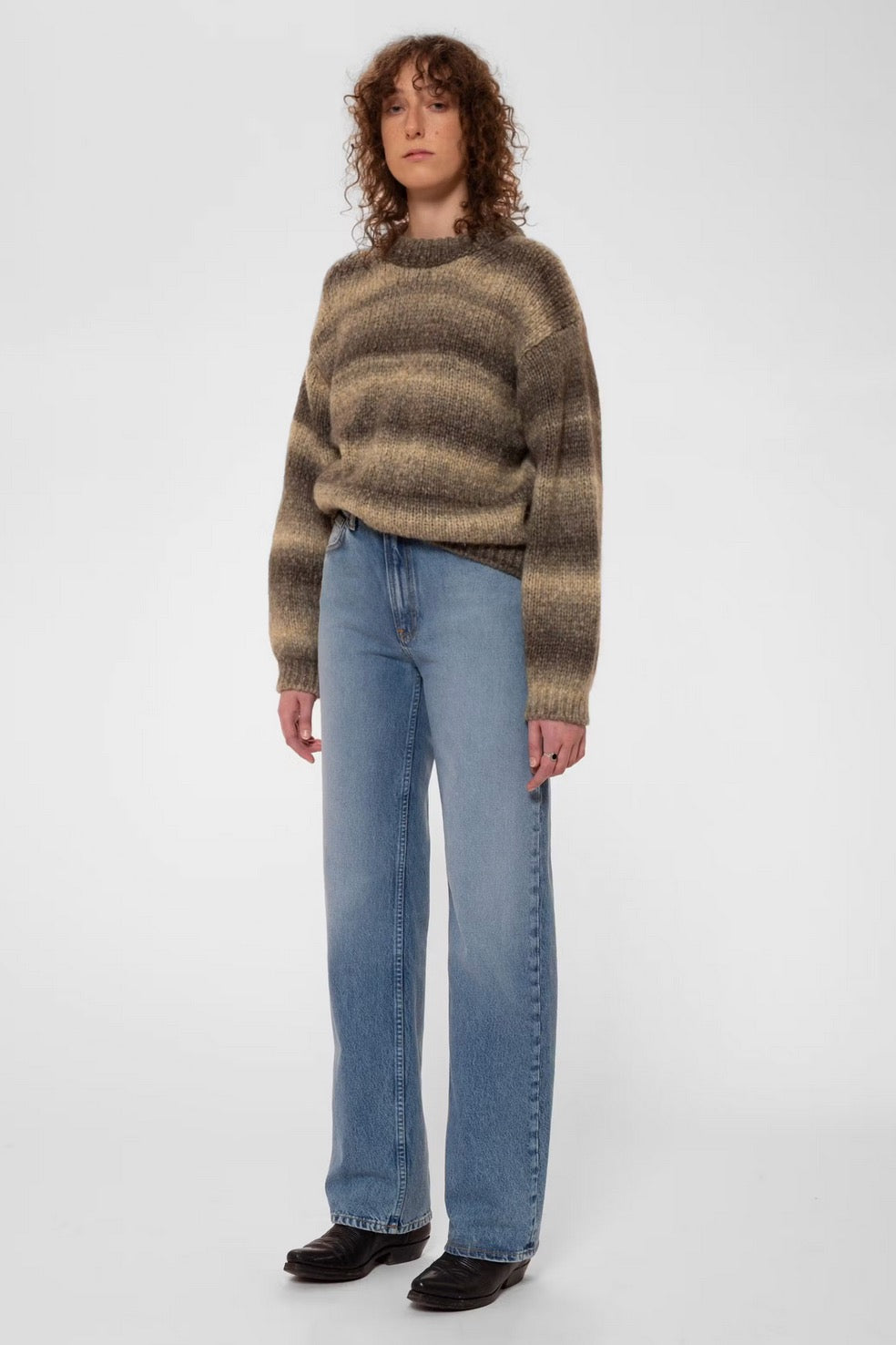 ROSA Fuzzy Knit multi | Nudie Jeans