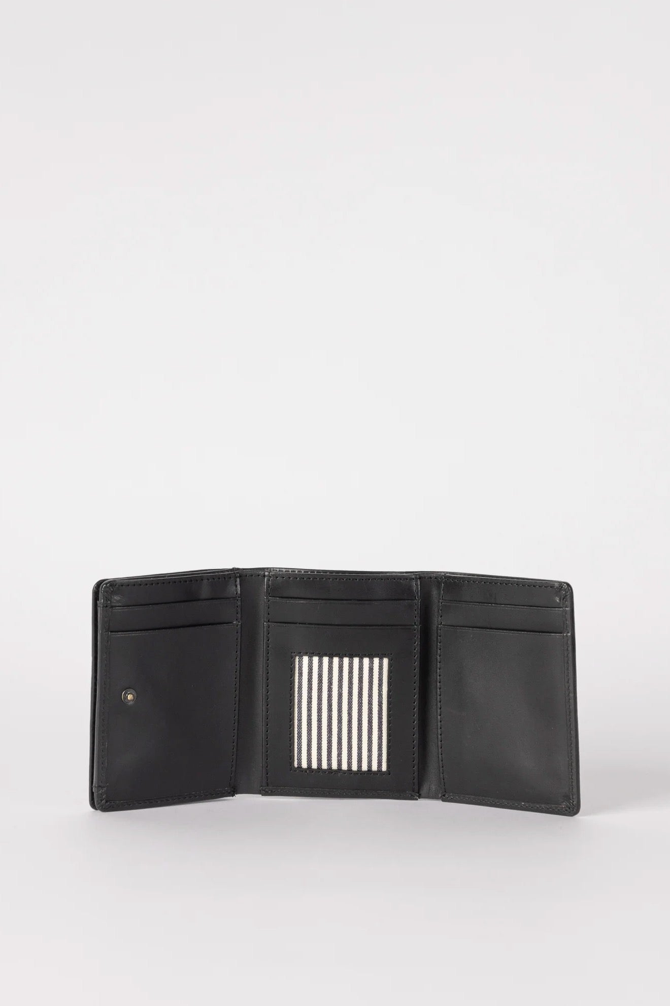 OLLIE Wallet black classic leather