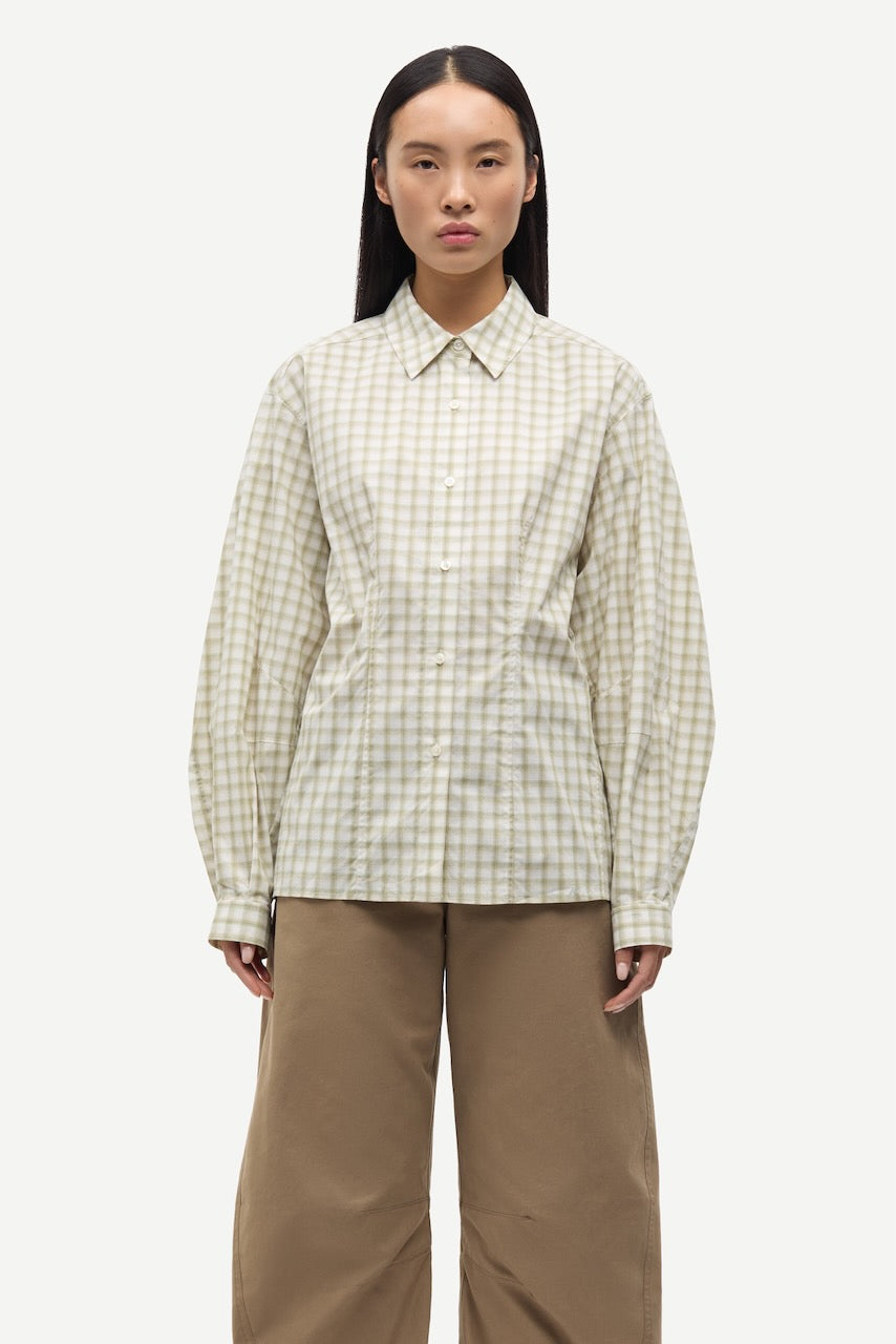 SAALESSO Shirt mosstone ch.