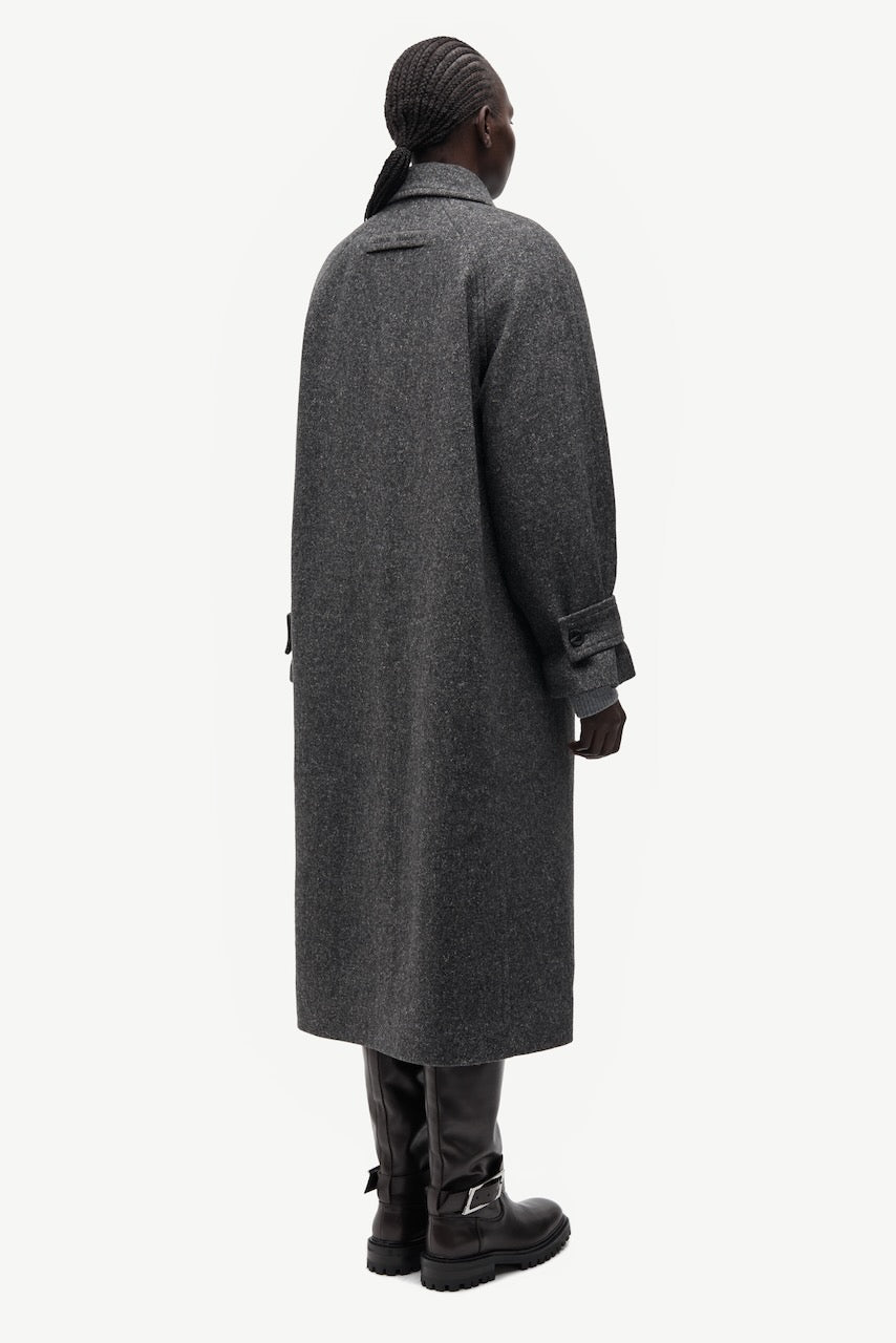 SAALMA Coat dark grey mel