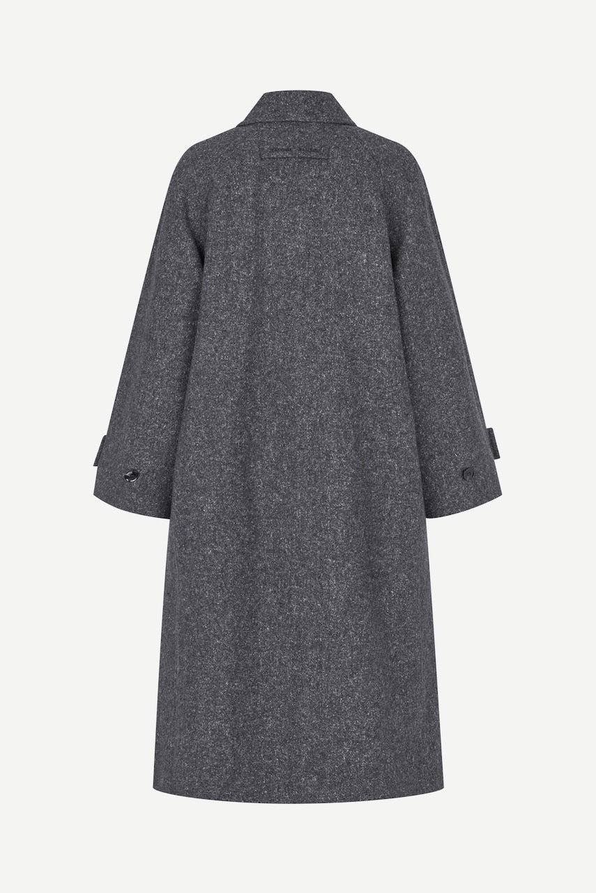 SAALMA Coat dark grey mel