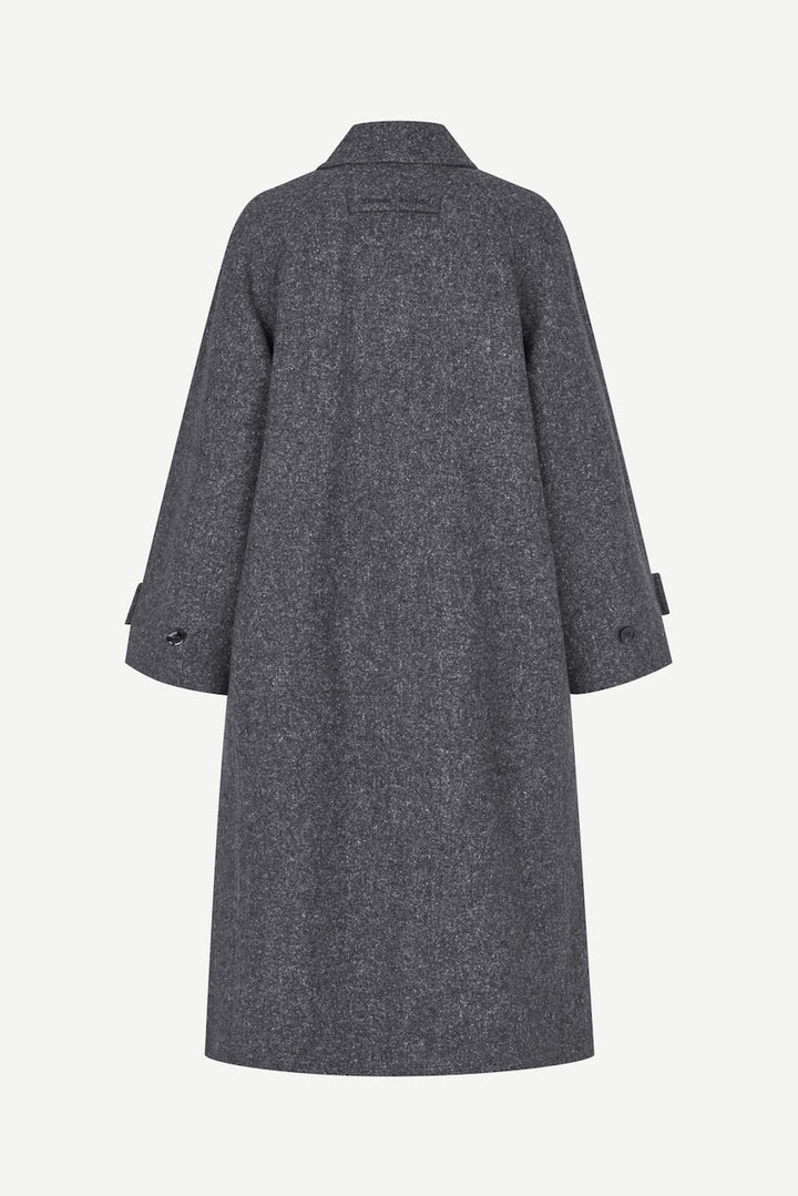 SAALMA Coat dark grey mel