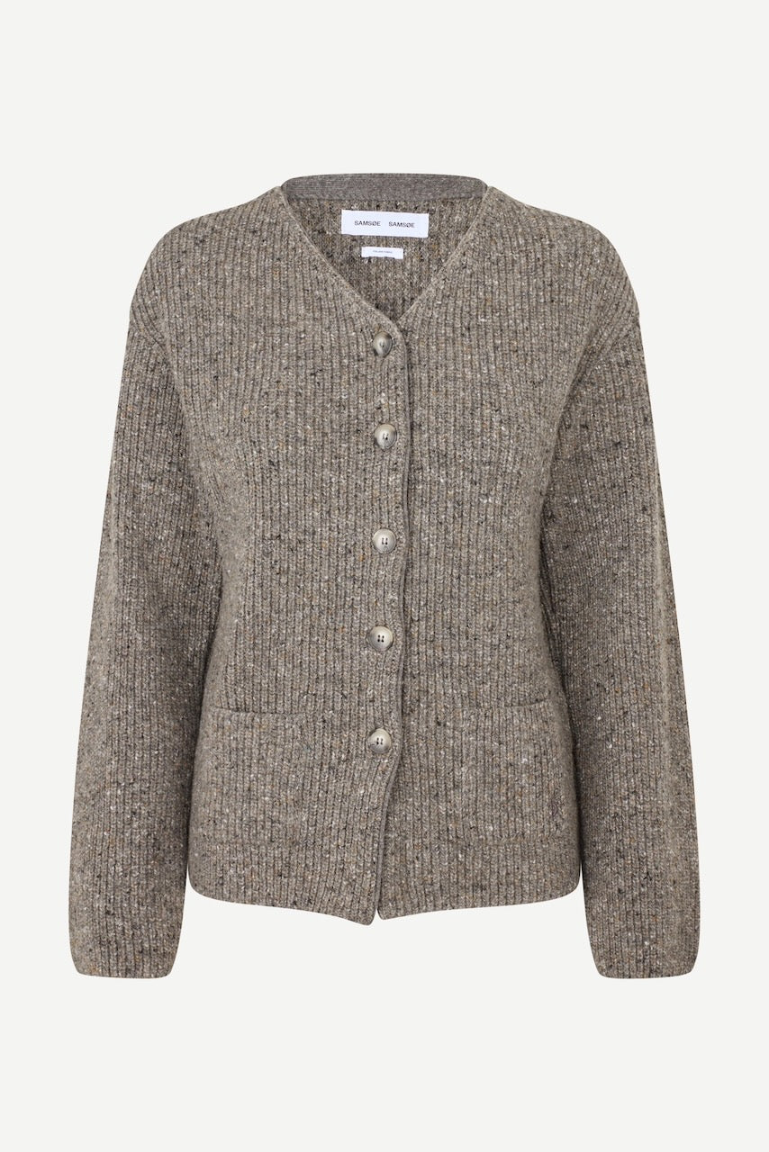 SAAMANDA Cardigan lead gray mel